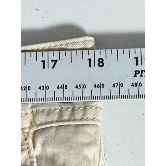 Polo Ralph Lauren Cargo Shorts‎ Mens 35 x 10 Beige Flat Baggy Preppy Coastal - Picture 9 of 12